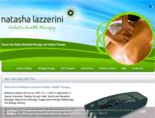 Tablet Screenshot of natashalazzerini.com